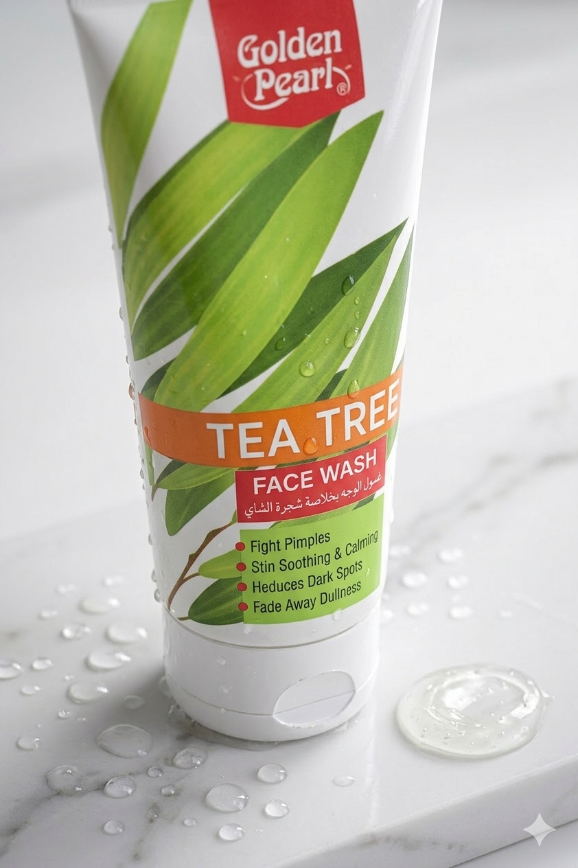 Golden Pearl Tea Tree Face Wash